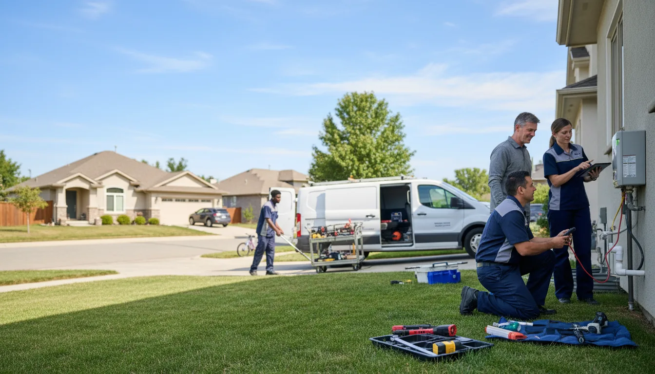 Tankless water heater service in Elkhart, KS